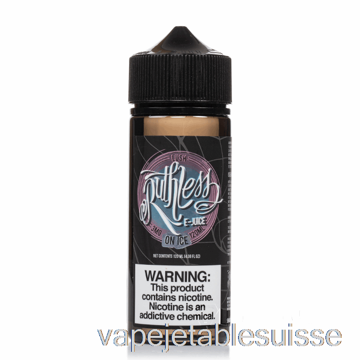 Vape Suisse Luxuriante Sur Glace - Vapeur Impitoyable - 120ml 0mg